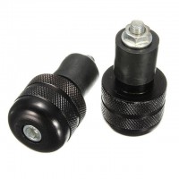 Embouts de Guidon Aluminium Noir